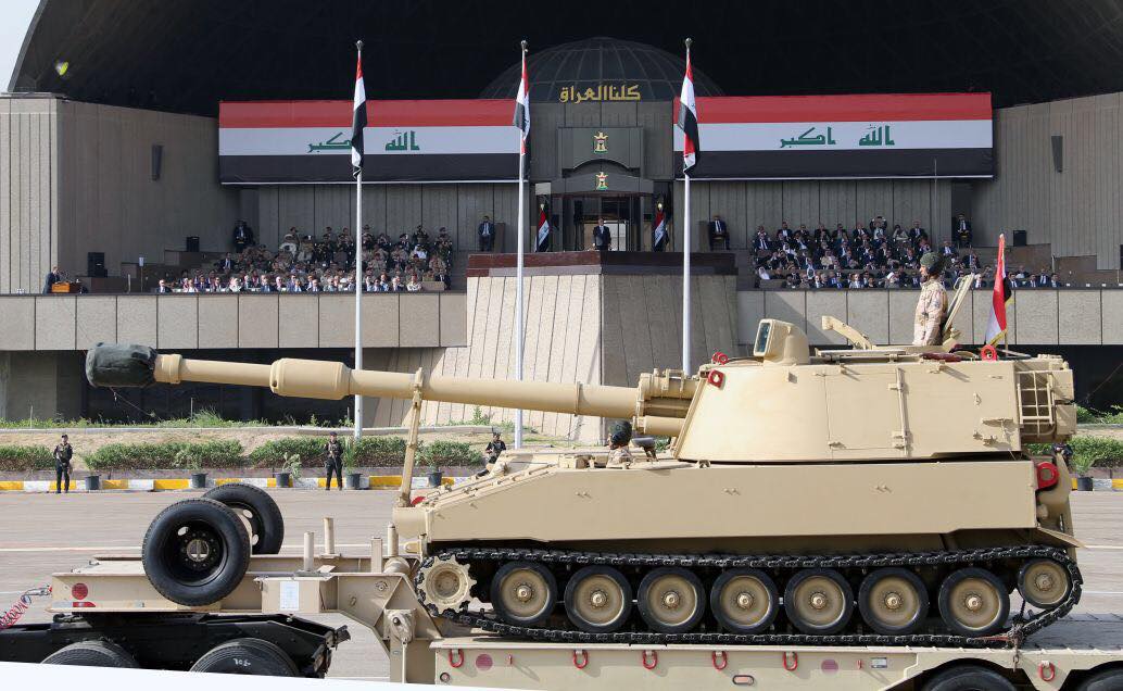 Iraq celebrates victory over the Islamic State (IS)  with a military parade in Baghdad, July 15, 2017. (Photo: Iraqi Prime Minister’s Press Office)